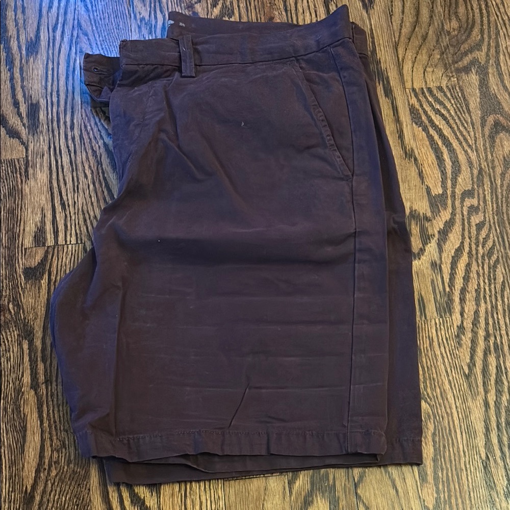 Old Navy Men's Dark Purple Khaki Shorts